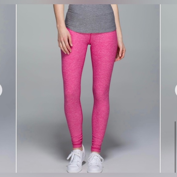 lululemon athletica Pants - Lululemon Wunder Under Pant - Heathered Jewelled Magenta